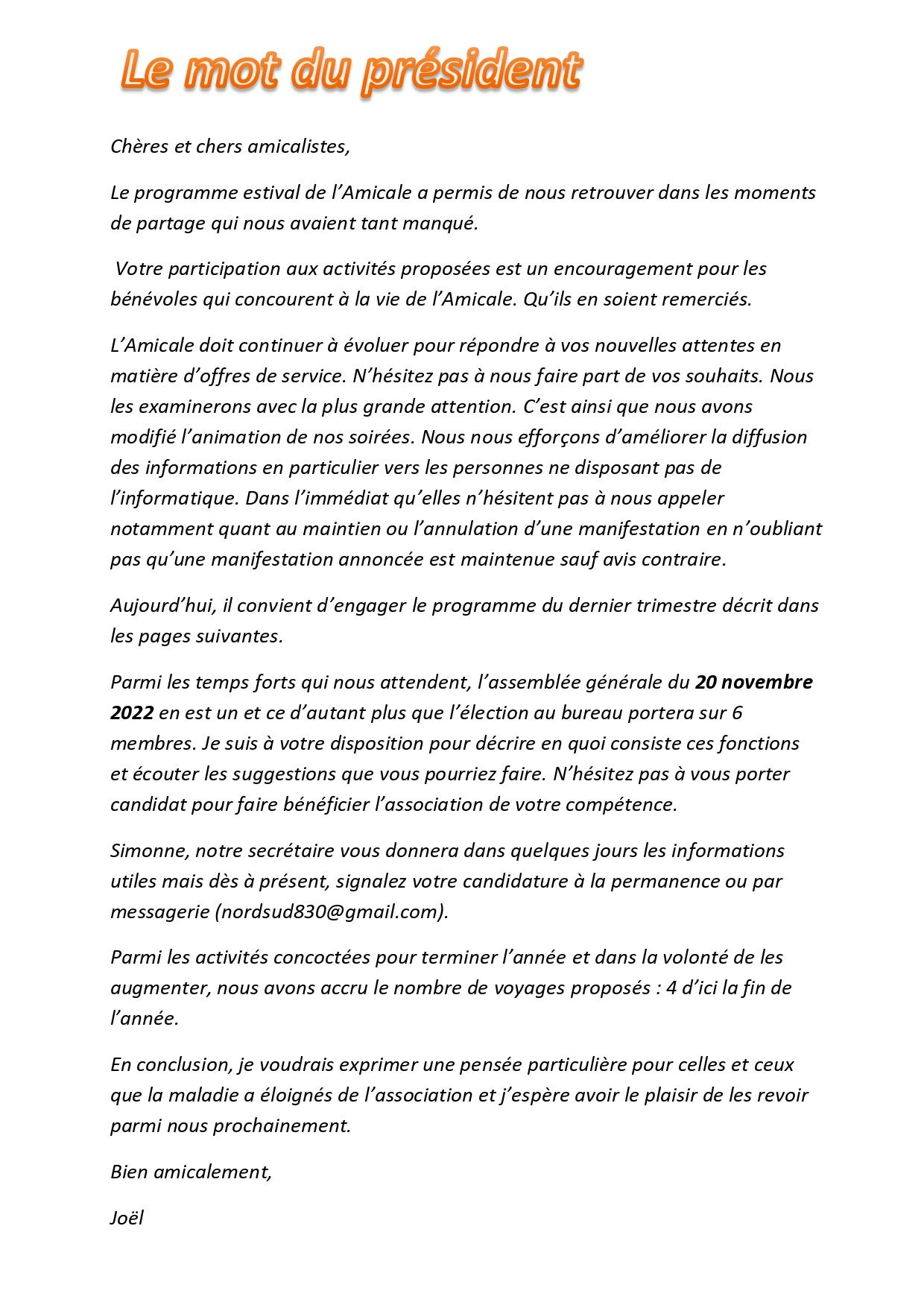 P2 le mot du president n 155 page 0001