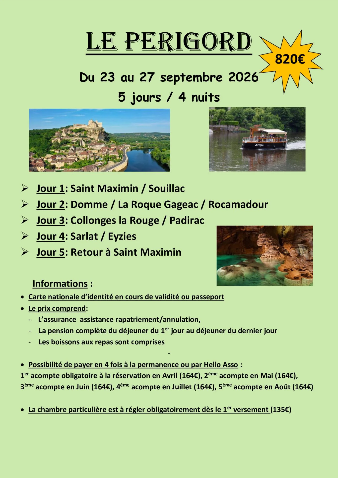 Affiche perigord 1