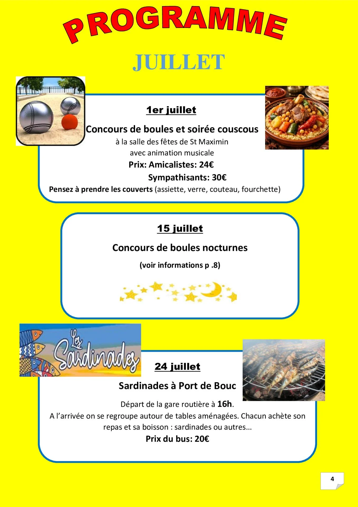 P 4 programme juillet 2027