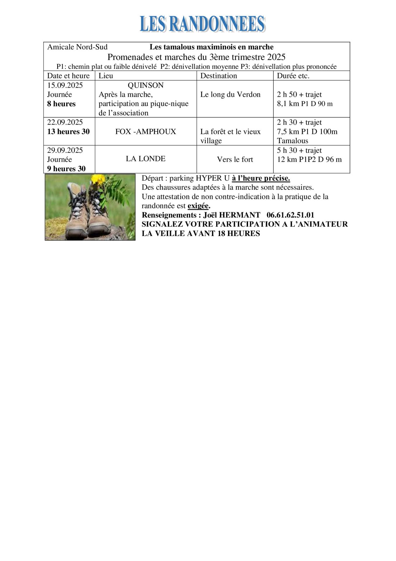 P 7 les randonnees 3eme trimestre 2025 1